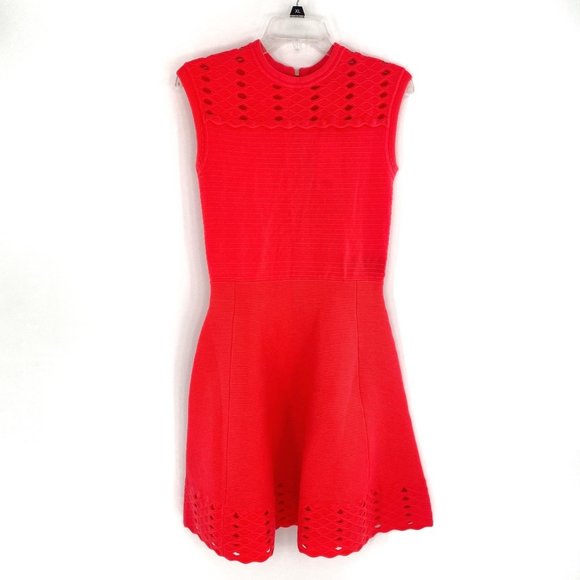 Ted Baker Zaralie Jacquard Knit Skater Dress 2/6 - Picture 2 of 8